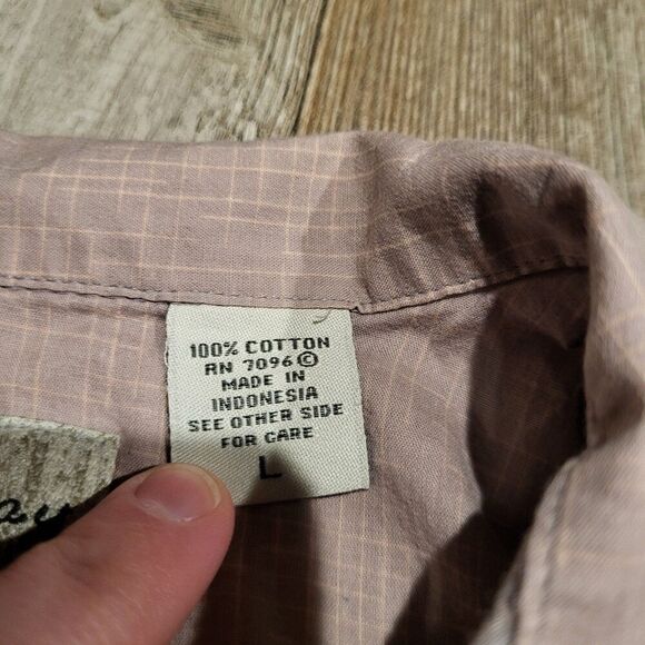 Batick Bay Surf Hawaiian Paradise Short Sleeved Button Up Shirt Men's Size Large - Picture 4 of 6